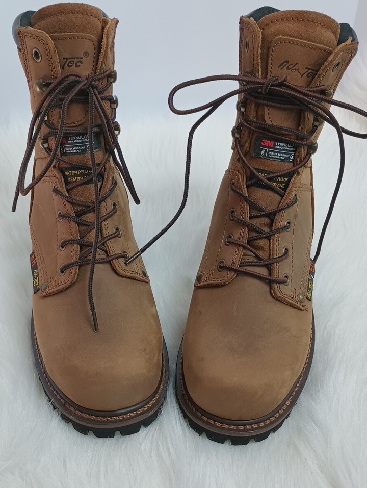Adtec 9490 Men's 8w Steel Toe Waterproof Super Logger Work Boots Nwob